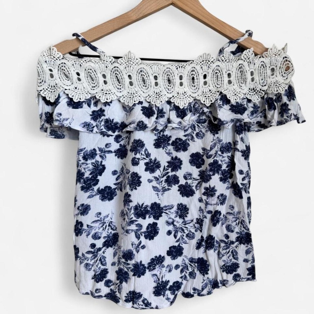 BCX Off The Shoulder Top Gorgeous Effortless Summer Style Blouse Shirt